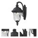 Armstrong 1 Light 15.75 inch Black Outdoor Wall Light