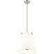 Weston 3 Light 13 inch Brushed Nickel Pendant Ceiling Light