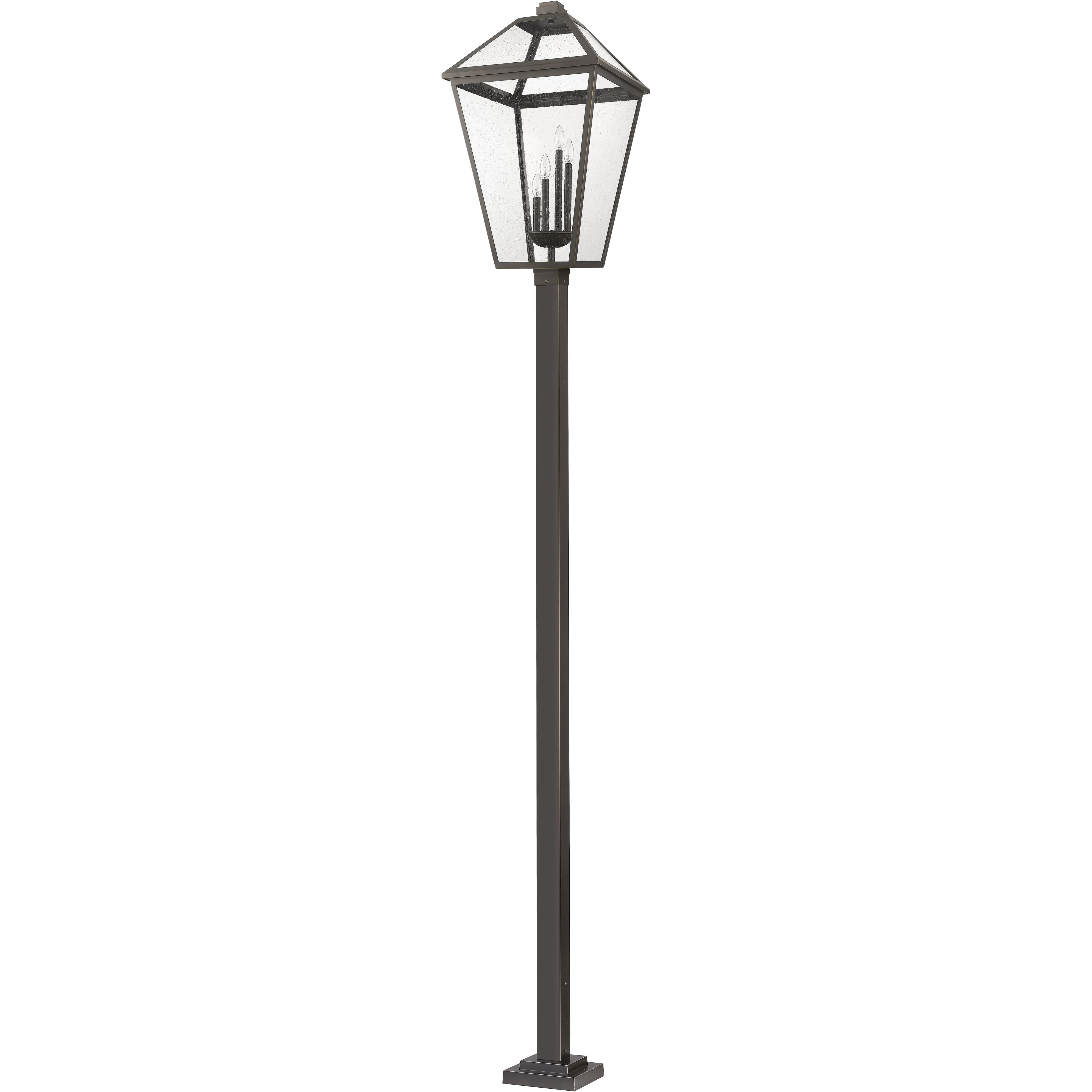 Talbot 4 Light 128.25 inch Oil Rubbed Bronze Outdoor Post Mounted Fixture