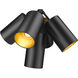 Lumina 5 Light 17 inch Matte Black Chandelier Ceiling Light