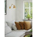 Regent 1 Light 7.5 inch Rubbed Brass Wall Sconce Wall Light