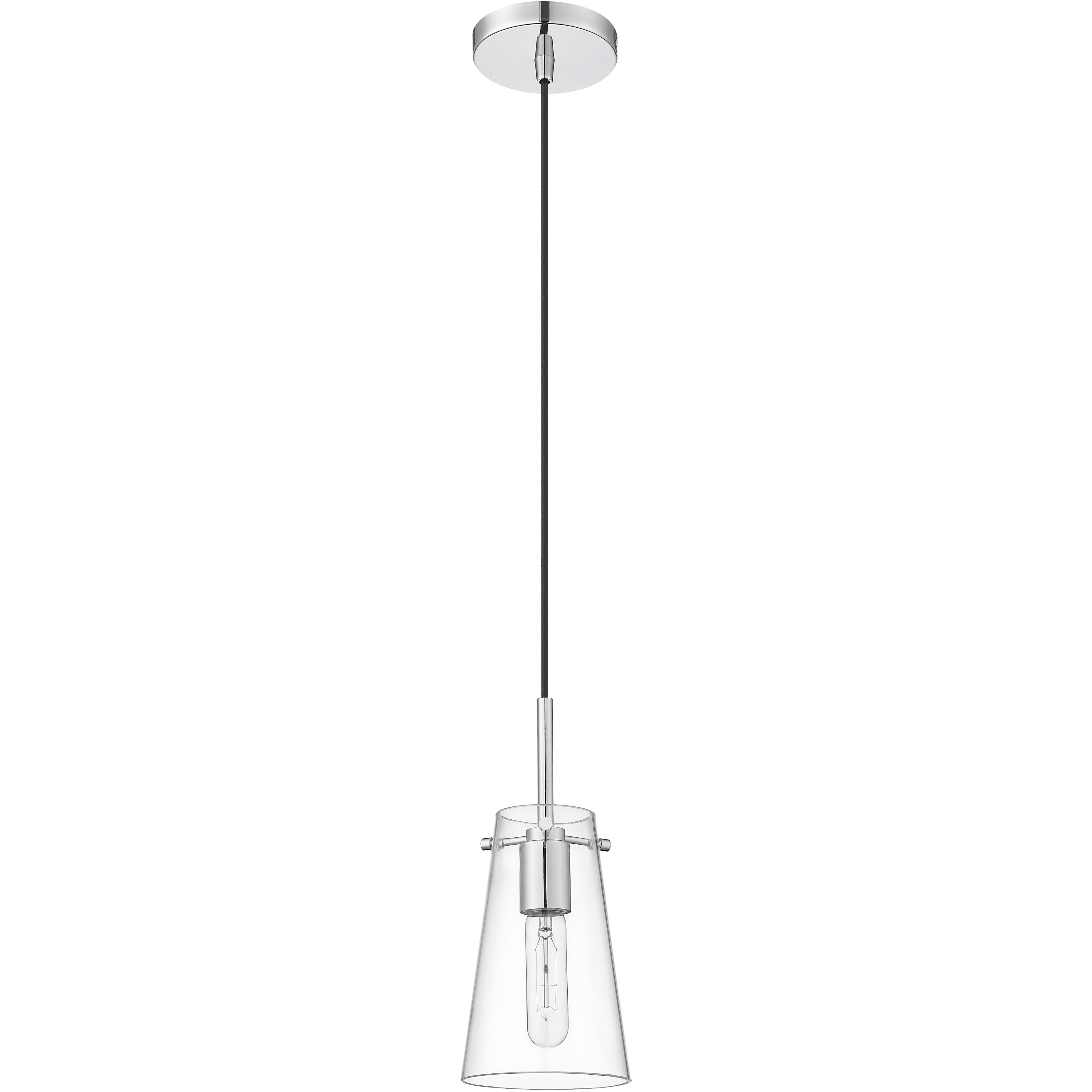 Kira 1 Light 5 inch Chrome Pendant Ceiling Light