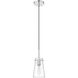 Kira 1 Light 5 inch Chrome Pendant Ceiling Light