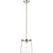 Callista 1 Light 10 inch Polished Nickel Pendant Ceiling Light