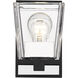 Bleeker Street 1 Light 5 inch Matte Black and Chrome Wall Sconce Wall Light