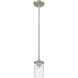 Beckett 1 Light 5.25 inch Brushed Nickel Pendant Ceiling Light