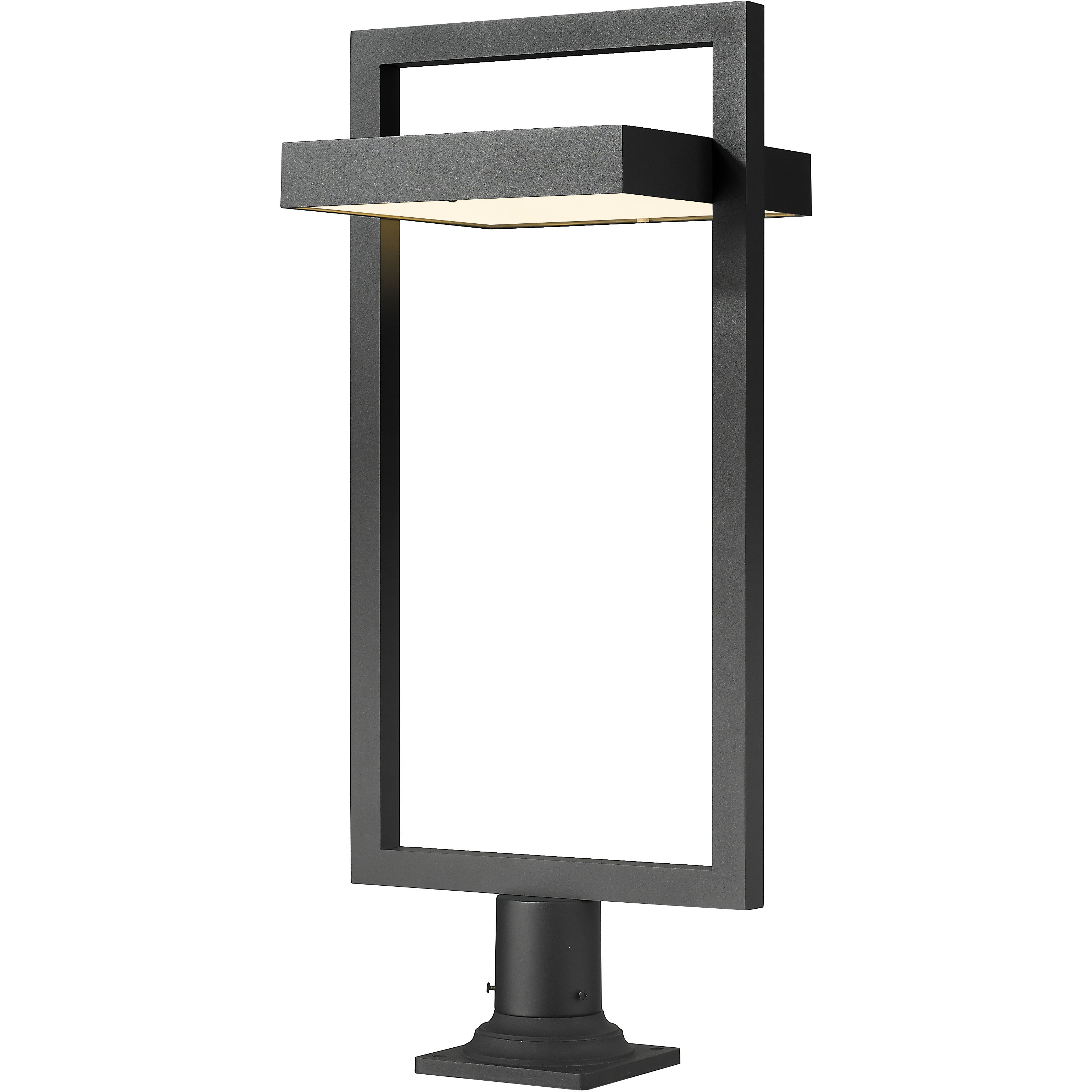 Luttrel LED 32.5 inch Black Outdoor Pier Mounted Fixture