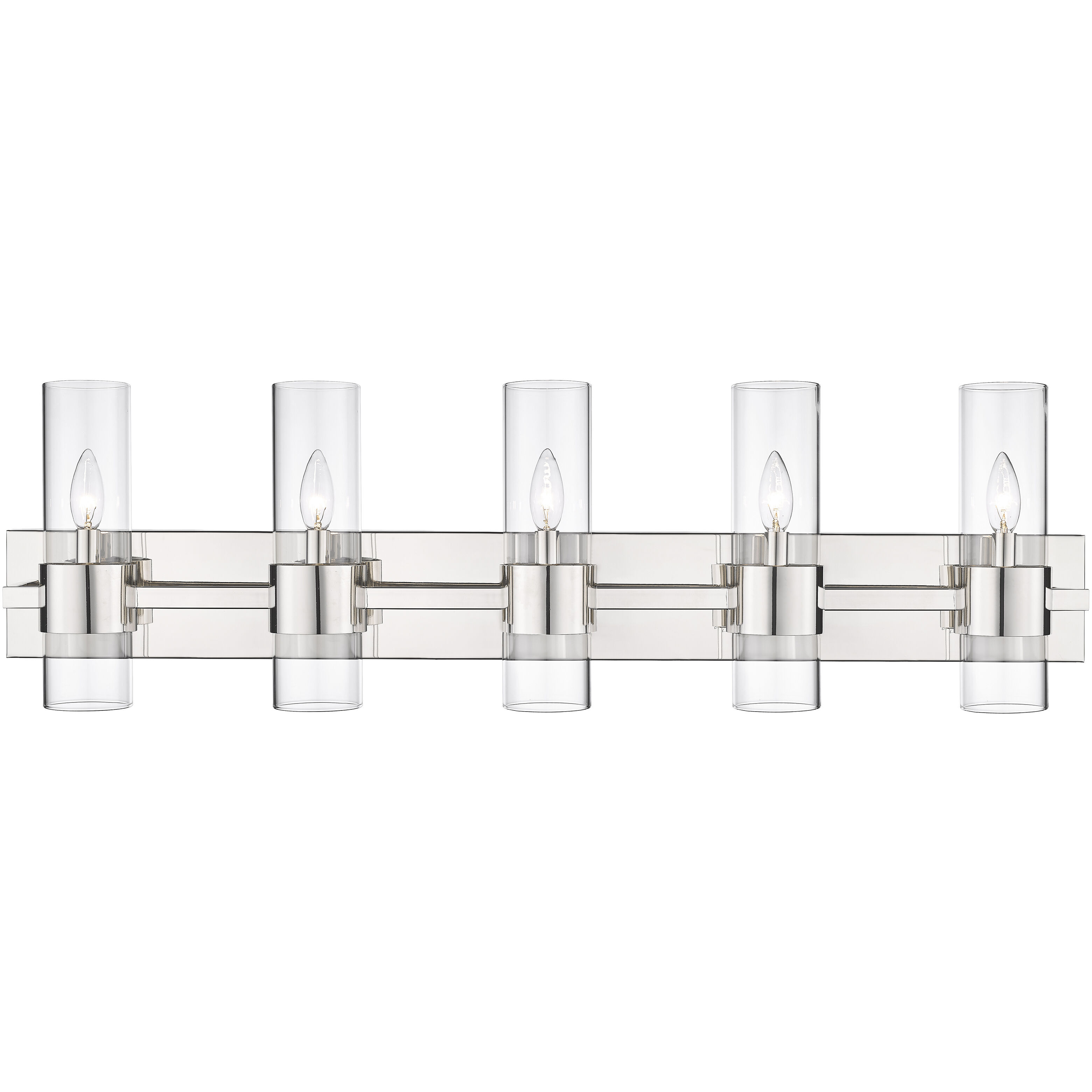 Lawson 5 Light 38 inch Polished Nickel Vanity Wall Light