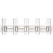 Lawson 5 Light 38 inch Polished Nickel Vanity Wall Light