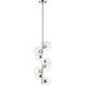 Marquee 8 Light 14 inch Chrome Chandelier Ceiling Light