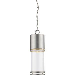 Luminata LED 5.88 inch Brushed Aluminum Outdoor Chain Mount Ceiling Fixture