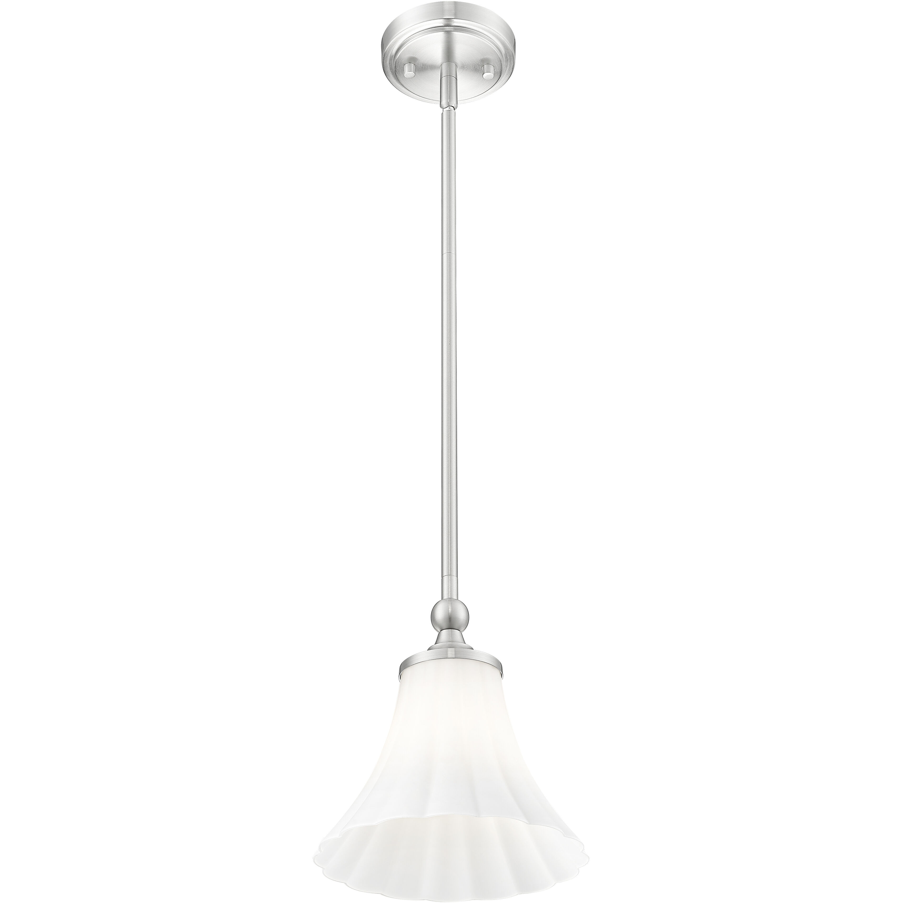 Fleur Pendant Ceiling Light in Brushed Nickel
