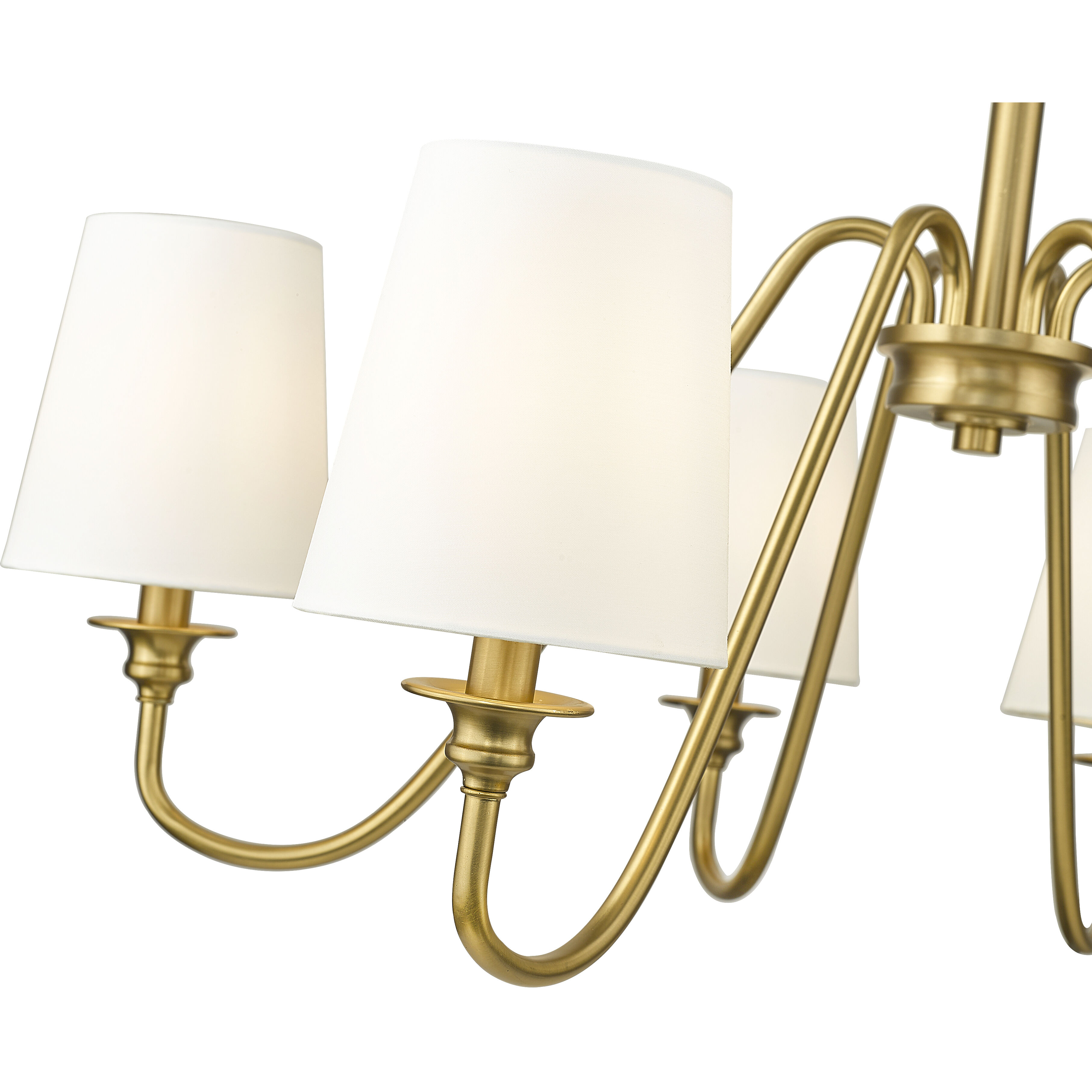 Gianna 6 Light 32 inch Modern Gold Chandelier Ceiling Light