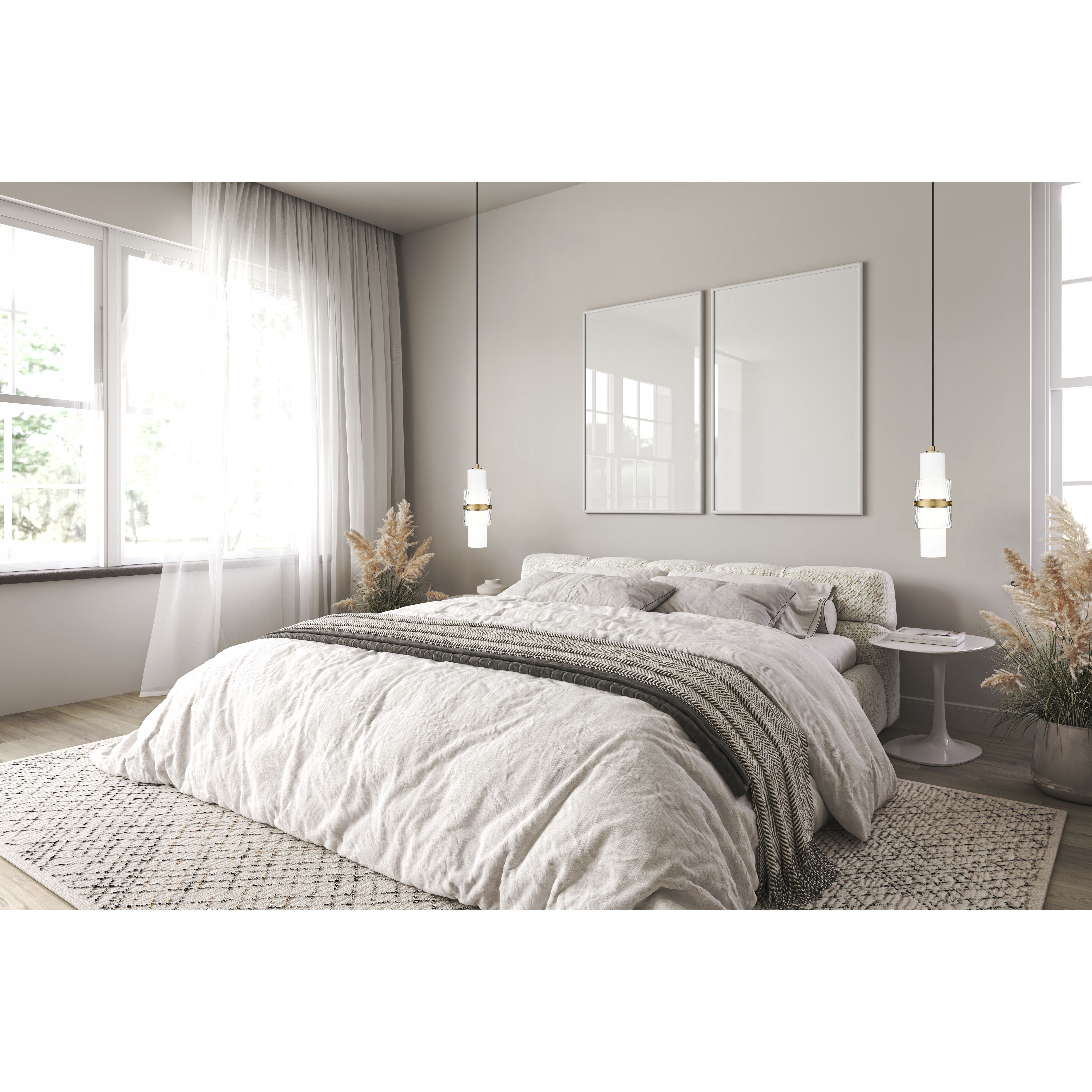 Cayden 1 Light 6.5 inch Modern Gold Pendant Ceiling Light