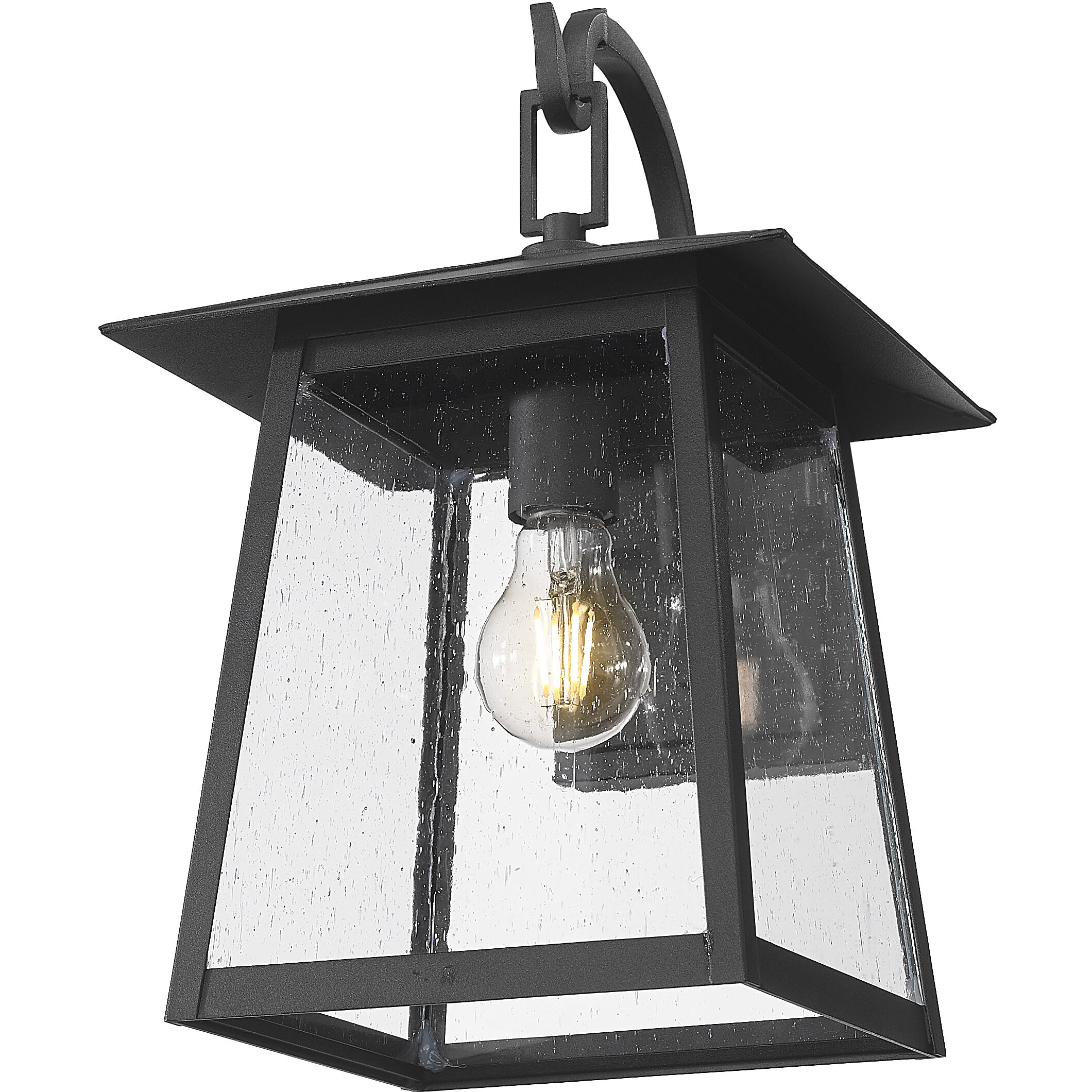Rainer Outdoor Wall Light in Black, G9