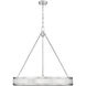 Quinn LED 32 inch Satin Nickel Pendant Ceiling Light