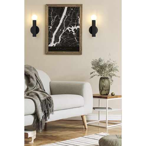 Stari Wall Sconce Wall Light in Matte Black