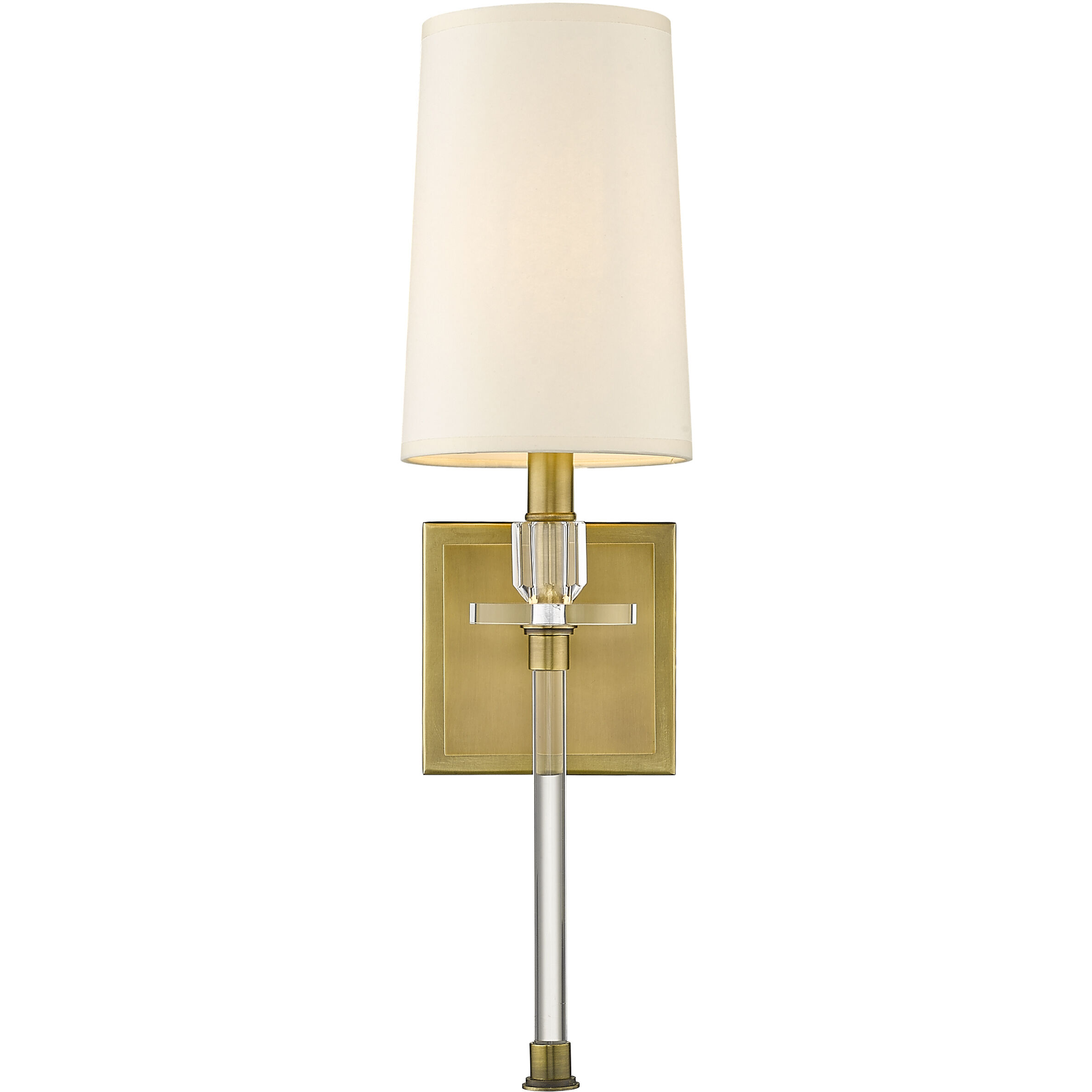 Sophia 1 Light 5.5 inch Rubbed Brass Wall Sconce Wall Light