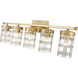 Archer 5 Light 38 inch Heirloom Gold Vanity Wall Light
