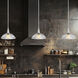 Lunelle 1 Light 12 inch Brushed Nickel Pendant Ceiling Light