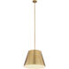 Lilly 1 Light 24 inch Rubbed Brass Pendant Ceiling Light
