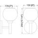 Sutton 1 Light 6 inch Chrome Wall Sconce Wall Light