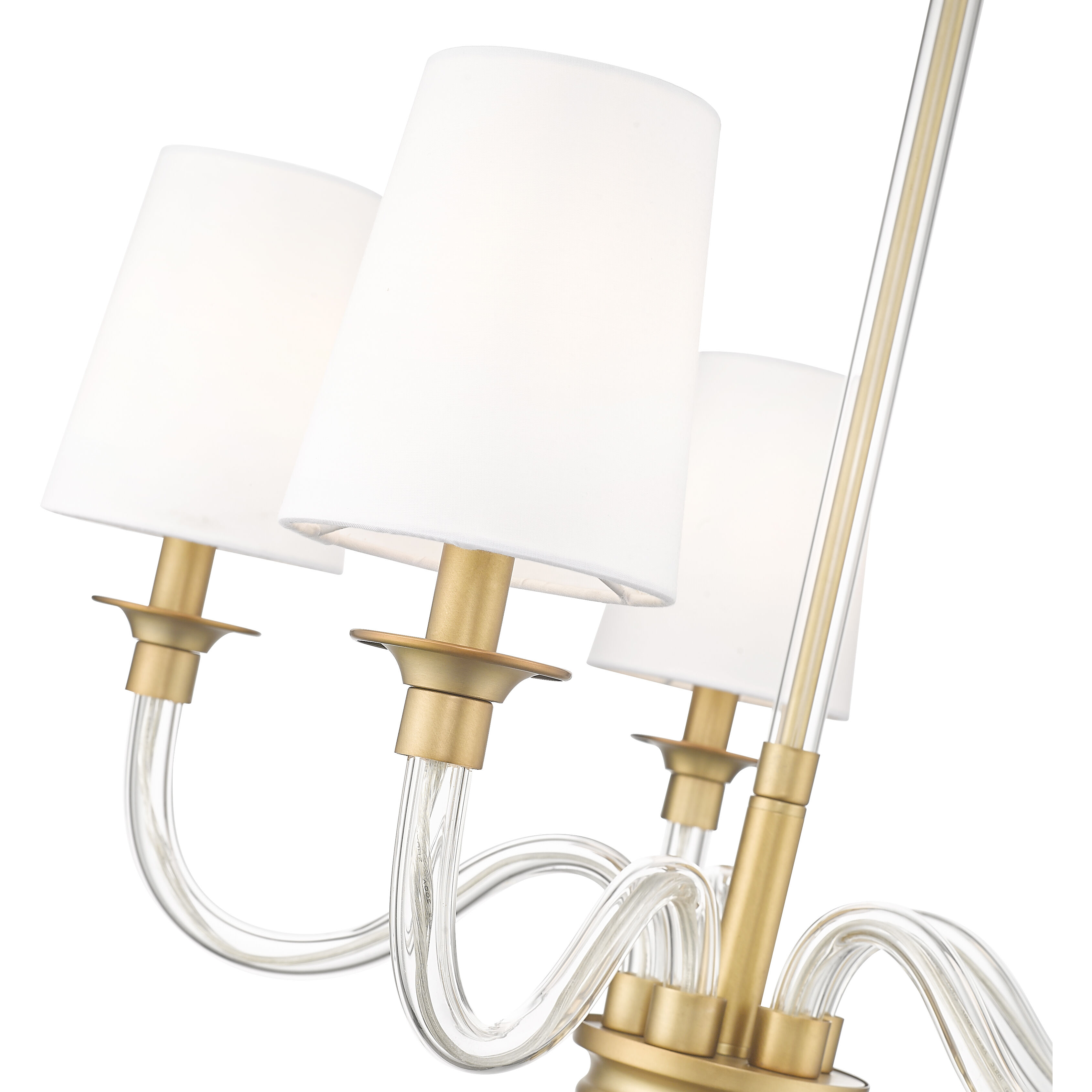 Katerina 5 Light 24 inch Rubbed Brass Chandelier Ceiling Light