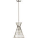 Alito 1 Light 11 inch Polished Nickel Pendant Ceiling Light