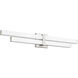 Zane LED 32 inch Brushed Nickel Vanity Wall Light