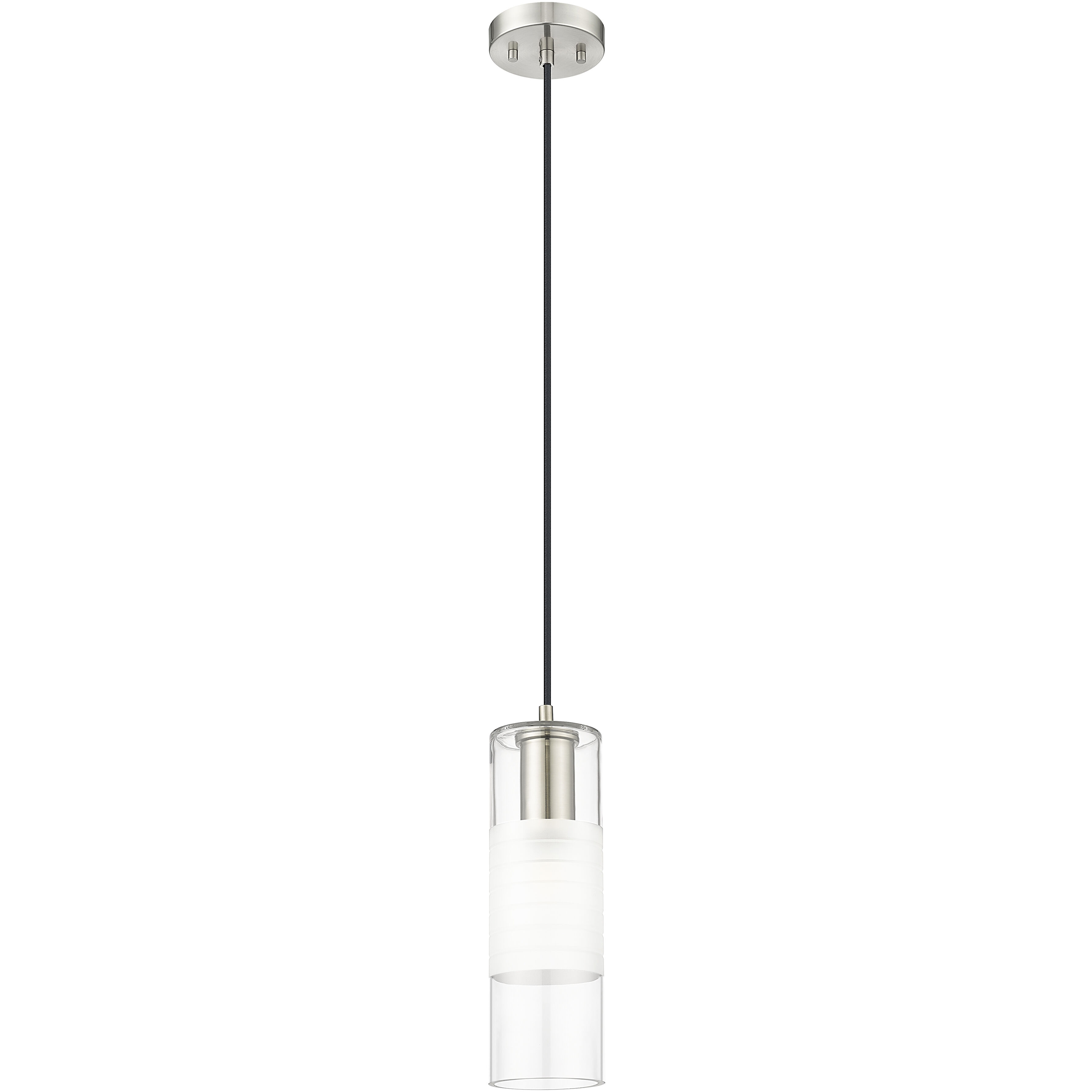 Alton 1 Light 4.75 inch Brushed Nickel Pendant Ceiling Light