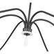 Toussant 6 Light 63 inch Matte Black Chandelier Ceiling Light