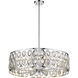 Dealey 8 Light 30.25 inch Chrome Chandelier Ceiling Light