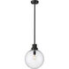 Laurent 1 Light 12 inch Black Outdoor Pendant