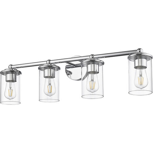 Thayer 4 Light 30.75 inch Chrome Vanity Wall Light