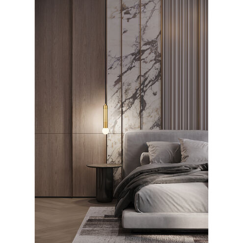 Stari 1 Light 4.75 inch Modern Gold Pendant Ceiling Light