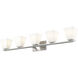 Annalise 5 Light 42 inch Brushed Nickel Vanity Wall Light