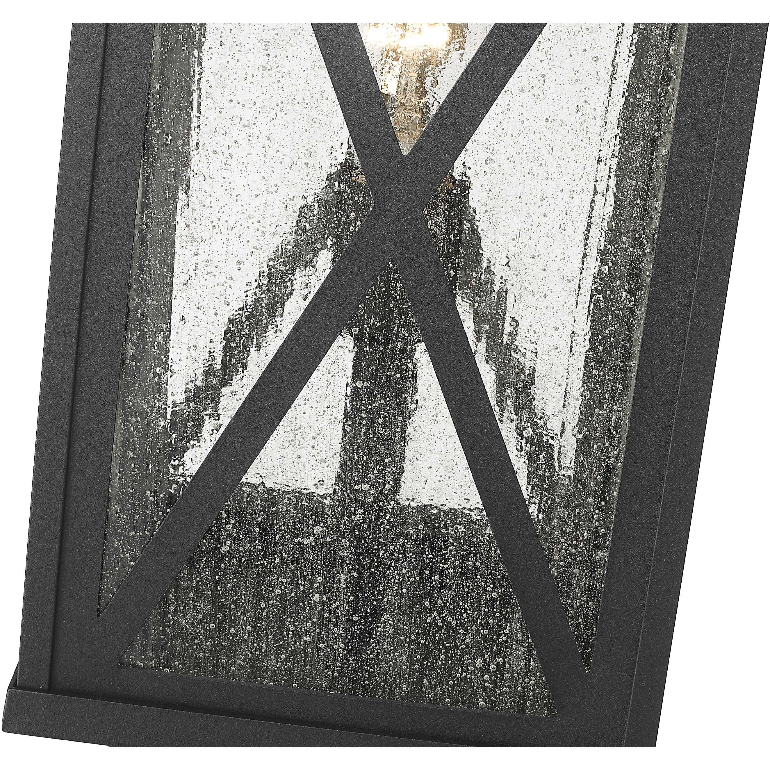 Brookside 1 Light 18.75 inch Black Outdoor Post Mount Fixture