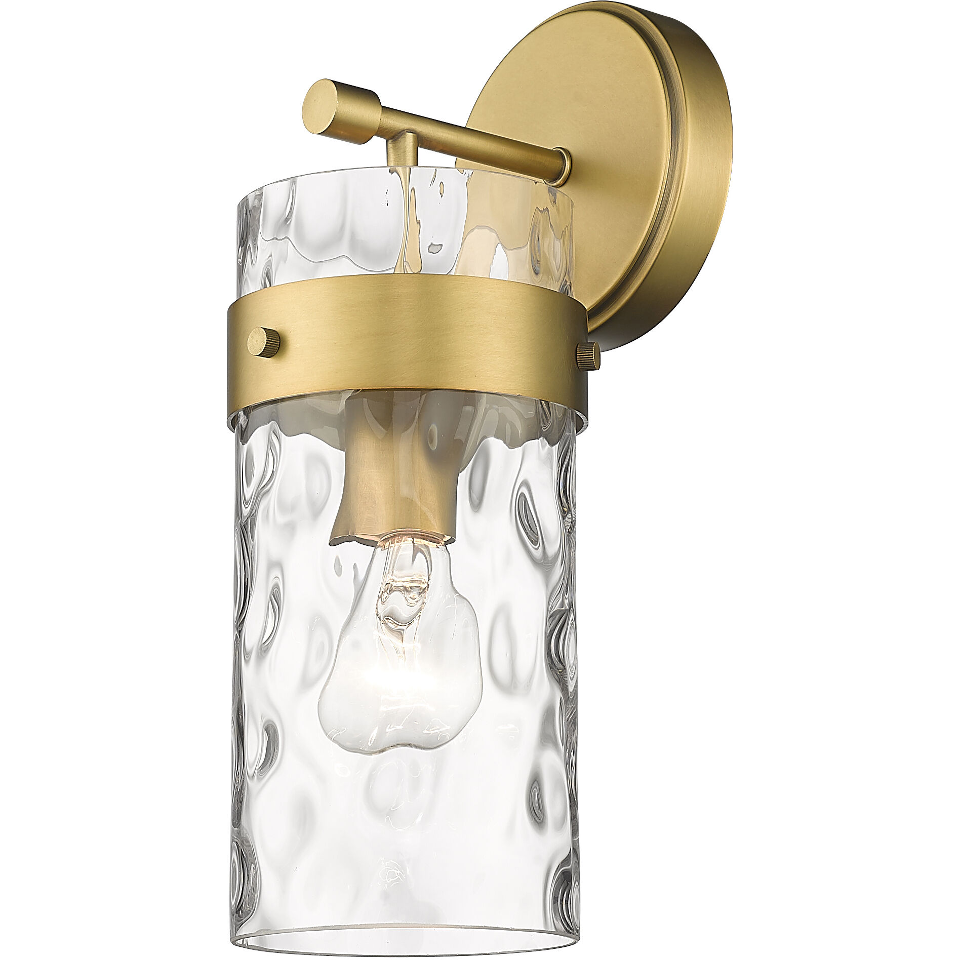 Fontaine 1 Light 5.5 inch Rubbed Brass Wall Sconce Wall Light in Rubbed Bronze