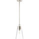 Wentworth 1 Light 7.5 inch Polished Nickel Pendant Ceiling Light