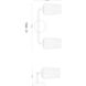 Montford 2 Light 16 inch Brushed Nickel Bath Vanity Light Wall Light