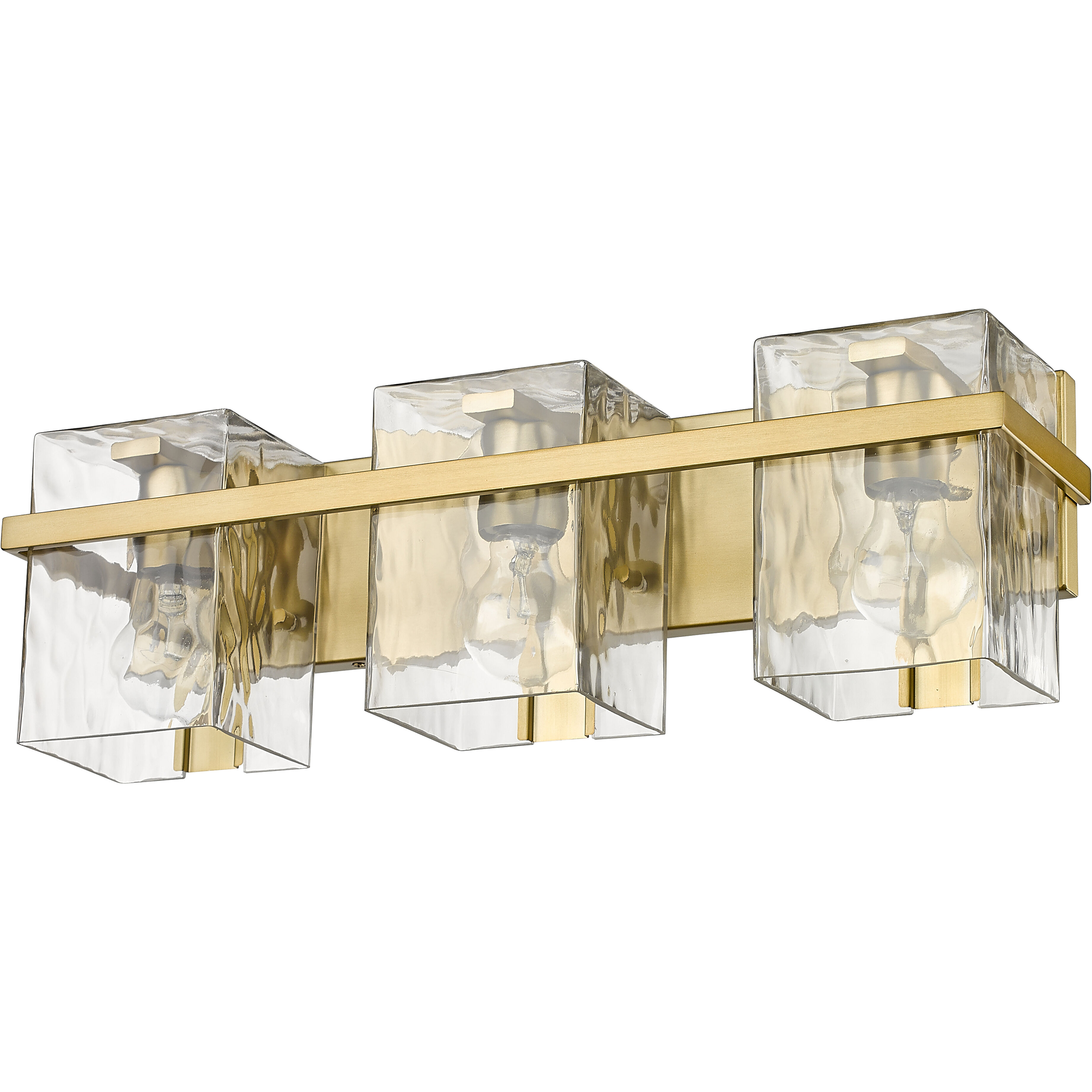 Bennington 3 Light 22.25 inch Modern Gold Vanity Wall Light