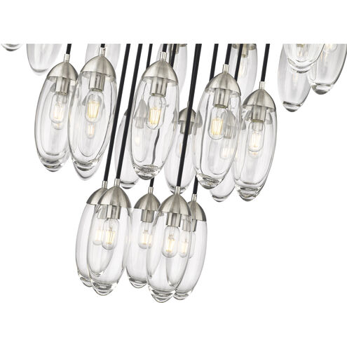 Arden 27 Light 36 inch Brushed Nickel Chandelier Ceiling Light