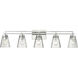 Lyna 5 Light 38.75 inch Chrome Vanity Wall Light
