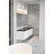 Darcy 5 Light 38 inch Chrome Vanity Wall Light