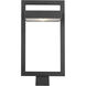 Luttrel LED 21.63 inch Black Outdoor Post Mount Fixture