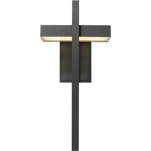 Luttrel LED 25 inch Black Outdoor Wall Light