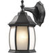 Waterdown Outdoor Wall Light in Black
