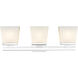 Astor 3 Light 23 inch Chrome Vanity Wall Light