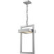 Luttrel LED 10.5 inch Silver Outdoor Chain Mount Ceiling Fixture