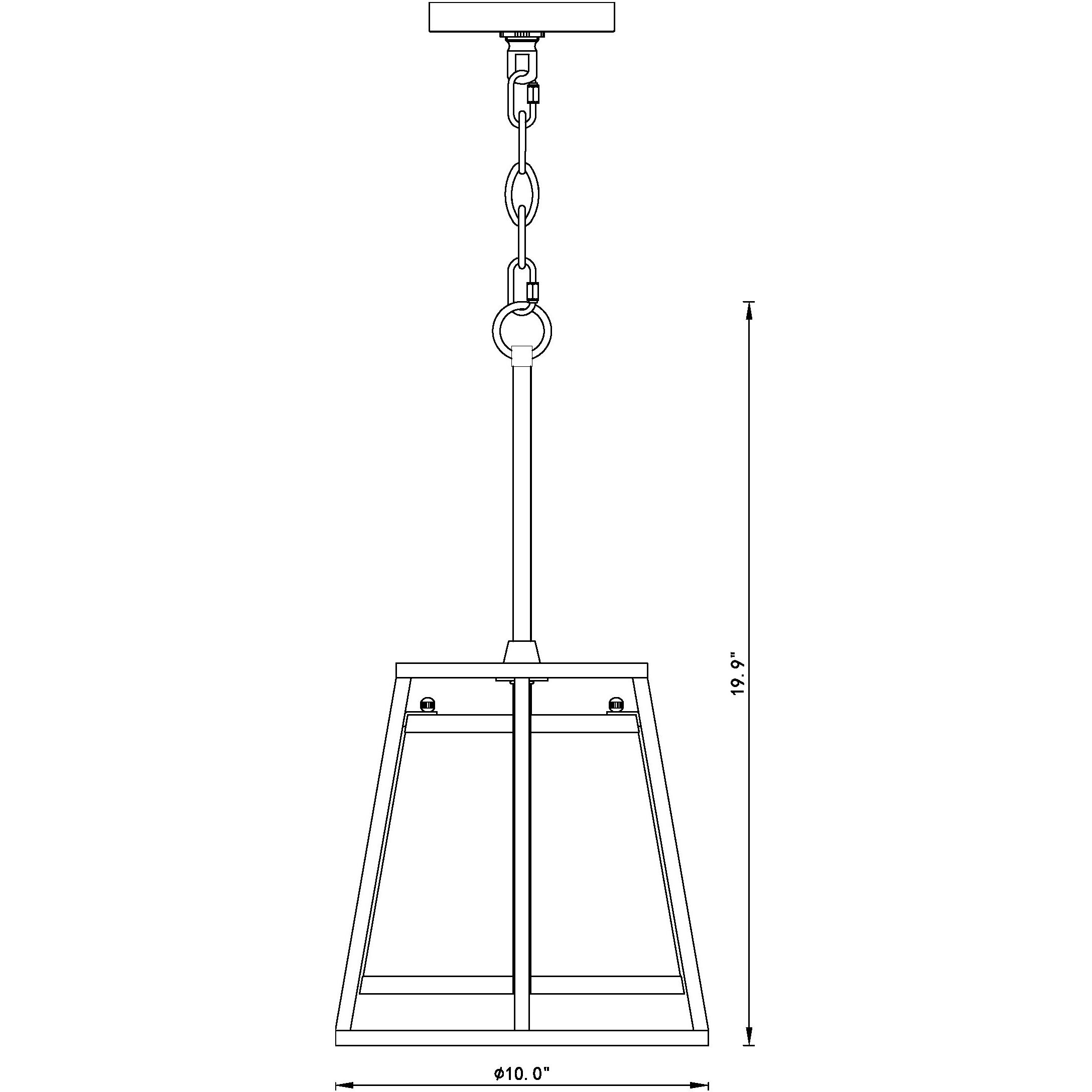 Lenyx 1 Light 10 inch Brushed Nickel Pendant Ceiling Light